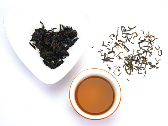 dark red Pu Erh tea