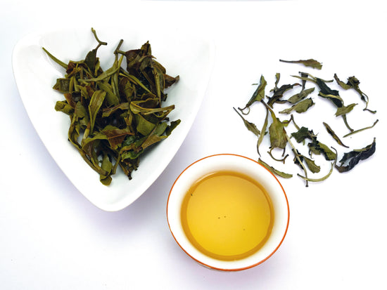 prepared Bai Mu Dan white tea