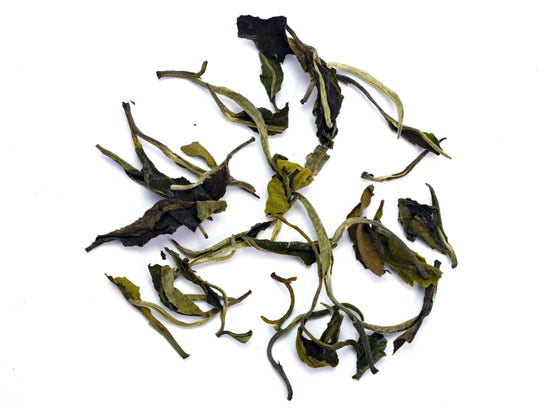 tea leaves with silver buds