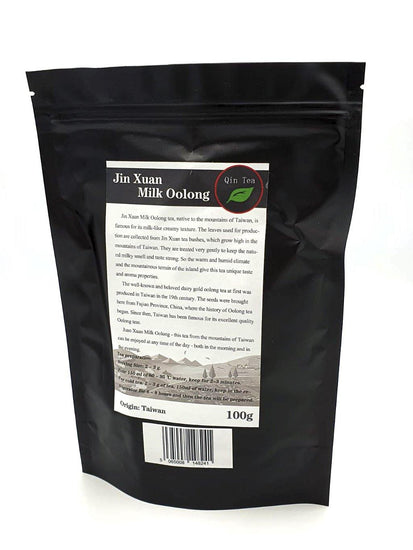 Jin Xuan Milk Oolong tea package